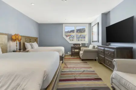 4th Bedroom 2 Queen Beds view D 2nd Floor