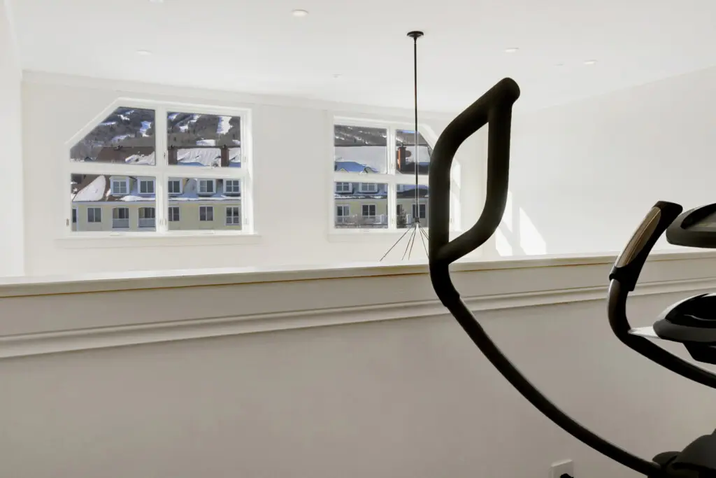Exercise Equipment in loft area