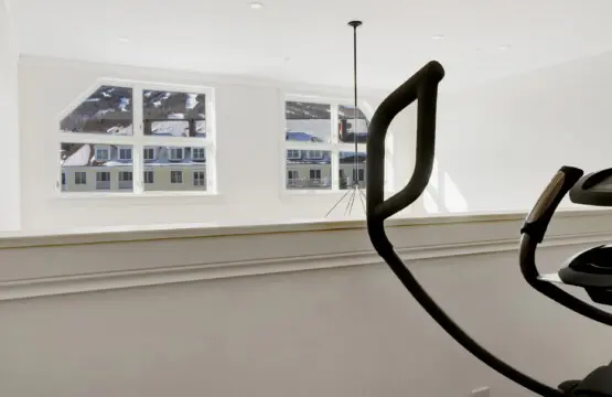 Exercise Equipment in loft area