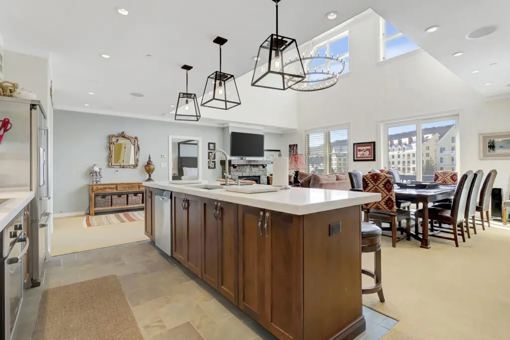 View of Great Living Dining Kitchen area