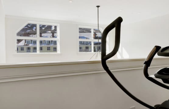 Exercise Equipment in loft area